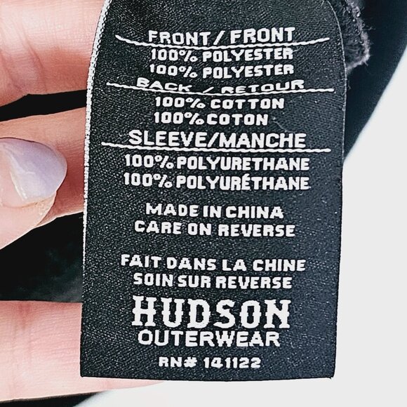 Hudson Pharaoh Skull Print Sleeveless Jacket Vest Sz L Black Zipper Sleeve《909》J - Picture 6 of 7